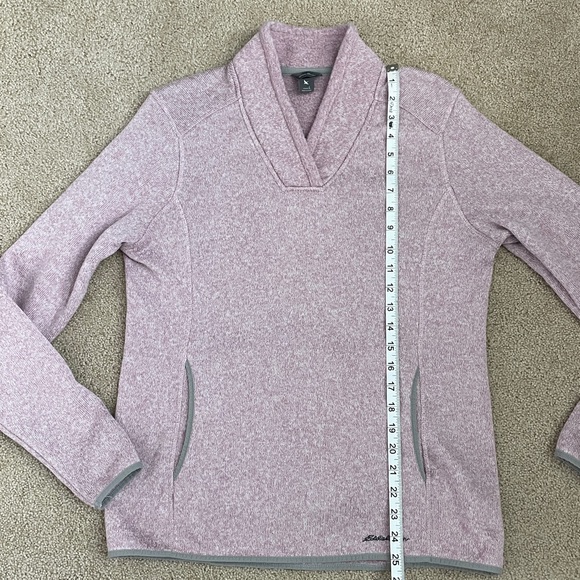 Eddie Bauer Light Pink Cowl Neck Sweater. Better Sweater. - Picture 5 of 9